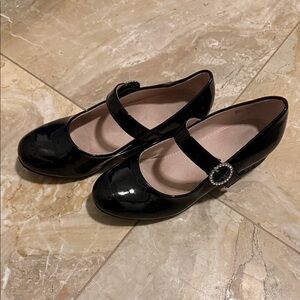 Kelly & Katie Black Patent Leather Mary Jane Shoes